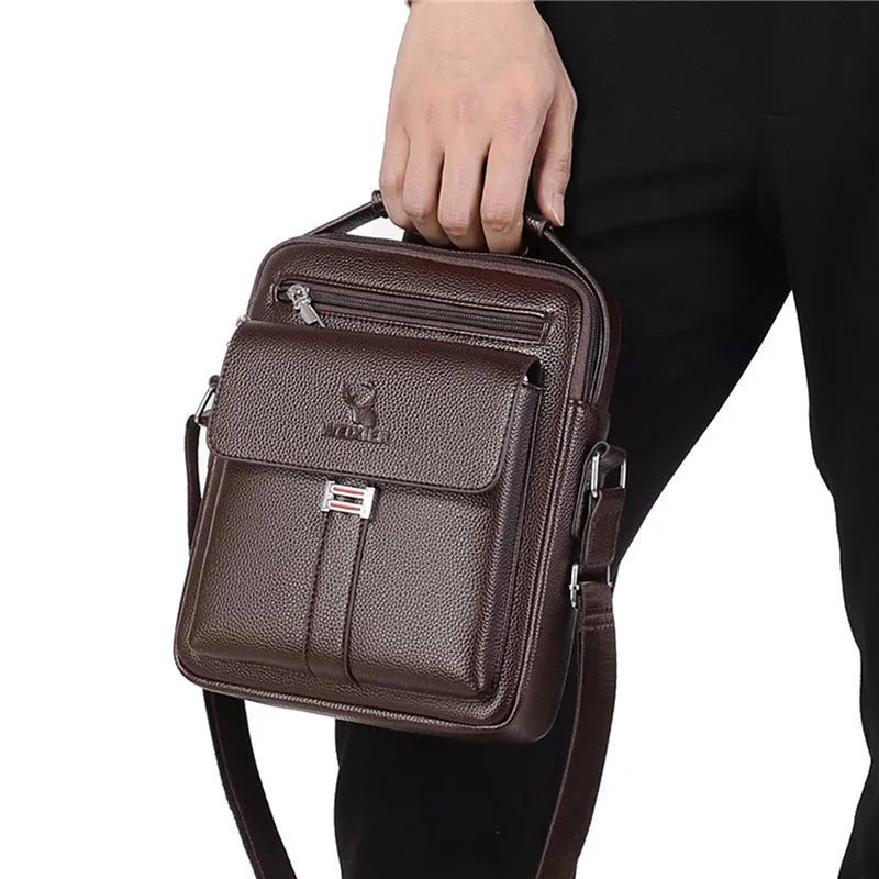 Valoria | Men's PU Shoulder and Crossbody