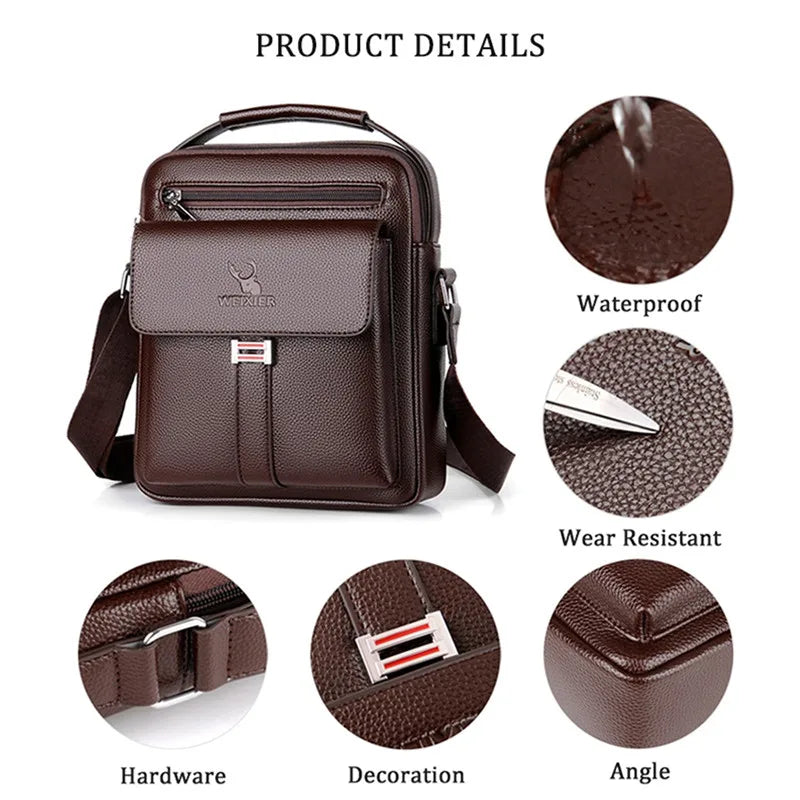 Valoria | Men's PU Shoulder and Crossbody
