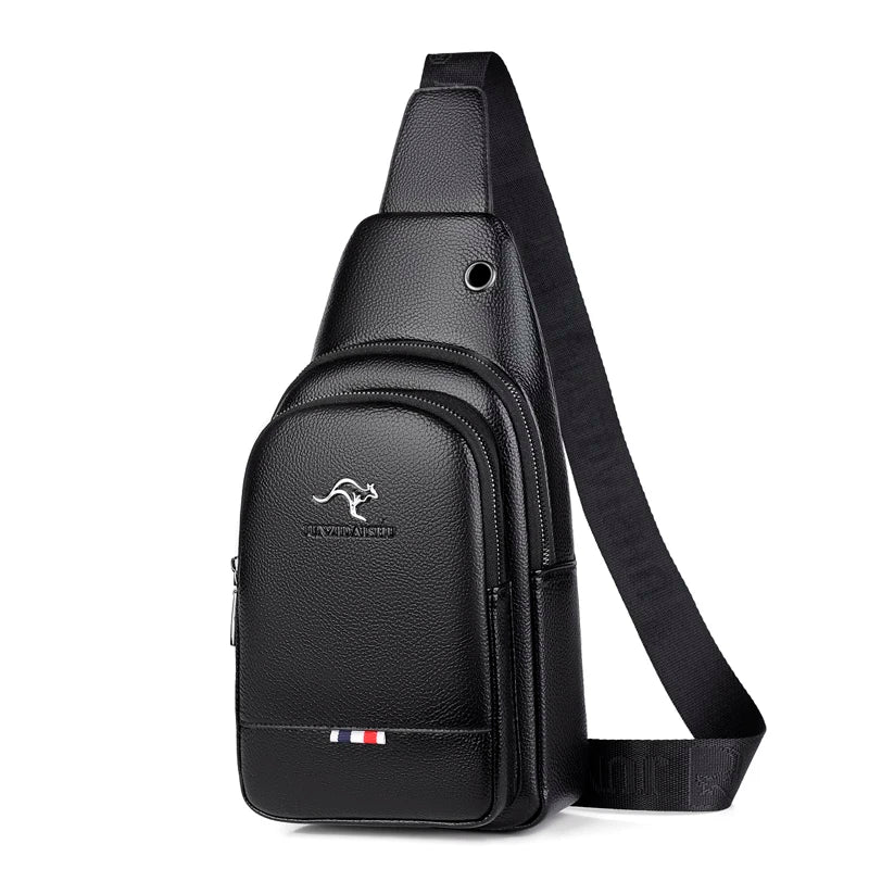 Valoria | Men's Soft PU Crossbody  Bag