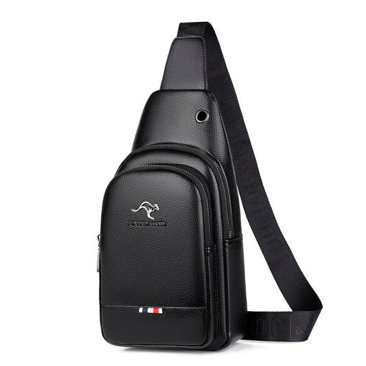 Valoria | Men's Soft PU Crossbody  Bag