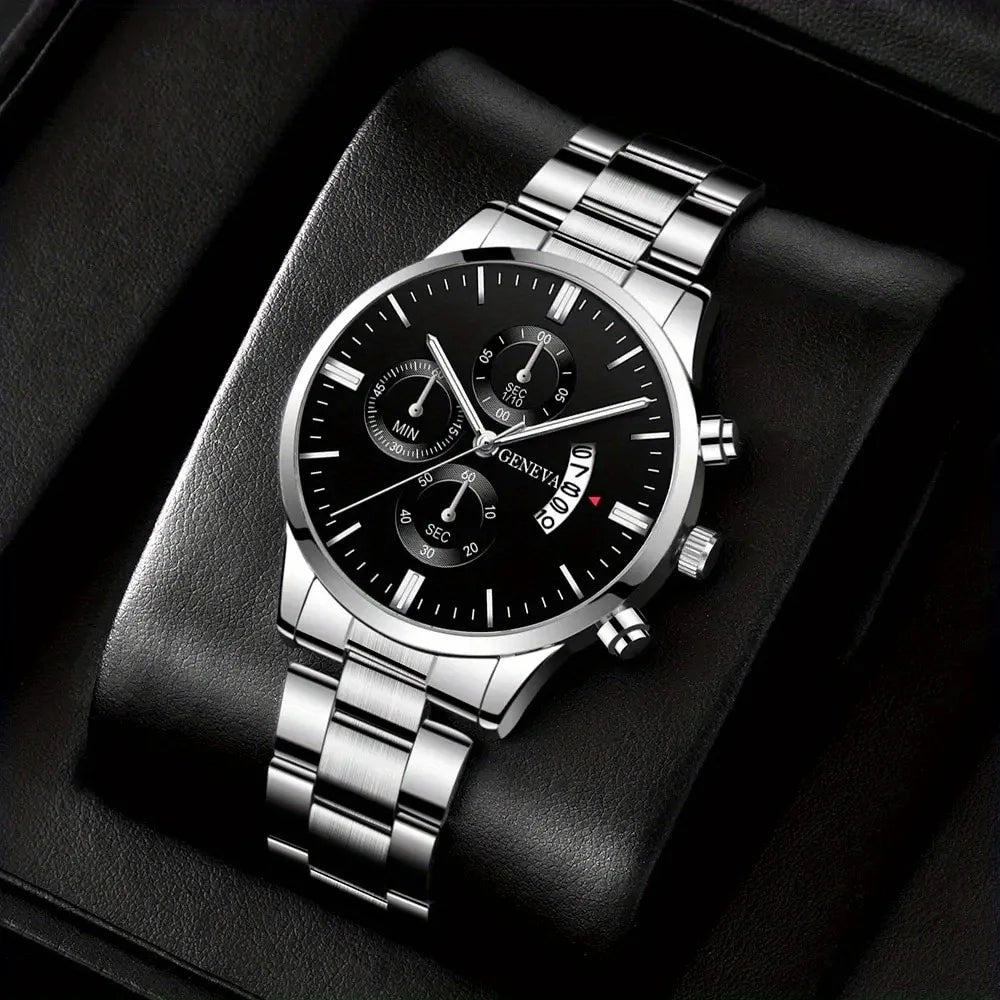 Valoria | Fashion Men's Quartz Watch & Bracelet